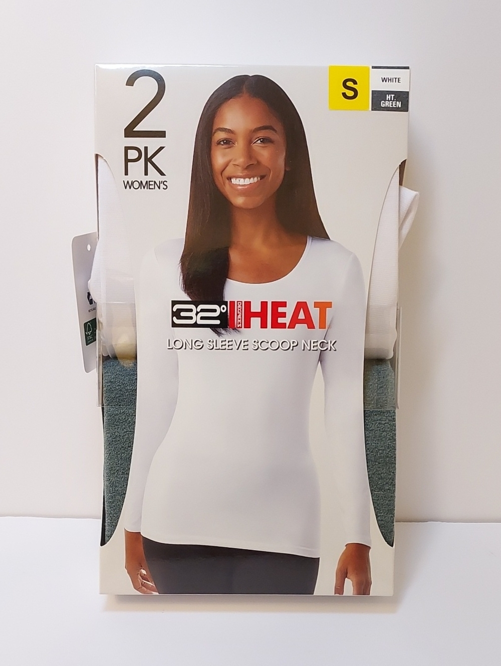 32 Degrees Ladies Heat Tee 2-Pack